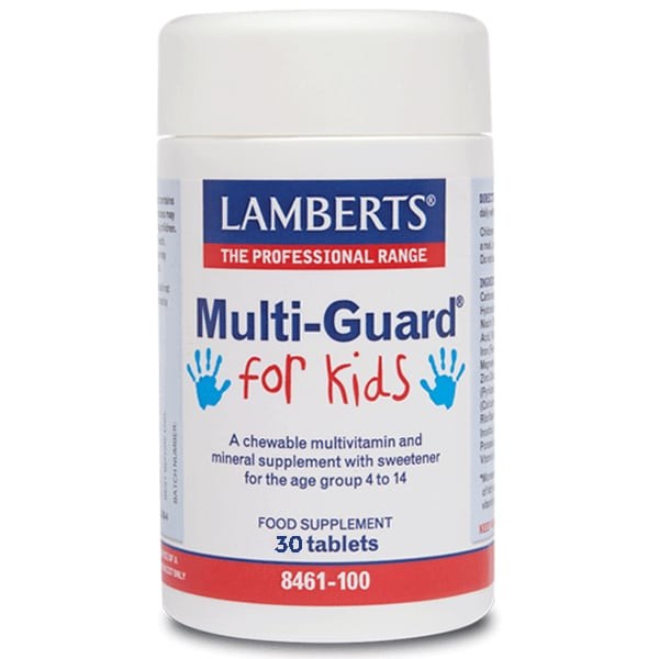 Lamberts Multi Guard For Kids Πολυβιταμινούχα Φόρμουλα για Παιδιά 4-14 Ετών 30 Tablets
